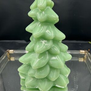 Mosser Glass 8" Jadeite Christmas Tree